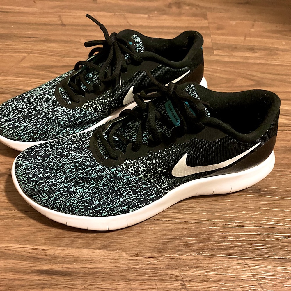 Nike Running Sneaker Sz 8 Teal/Black